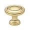 Gliderite Hardware 1-1/4 in. Brass Gold Rippled Cabinet Knob, 10PK 5415-BG-10 - alternate 1